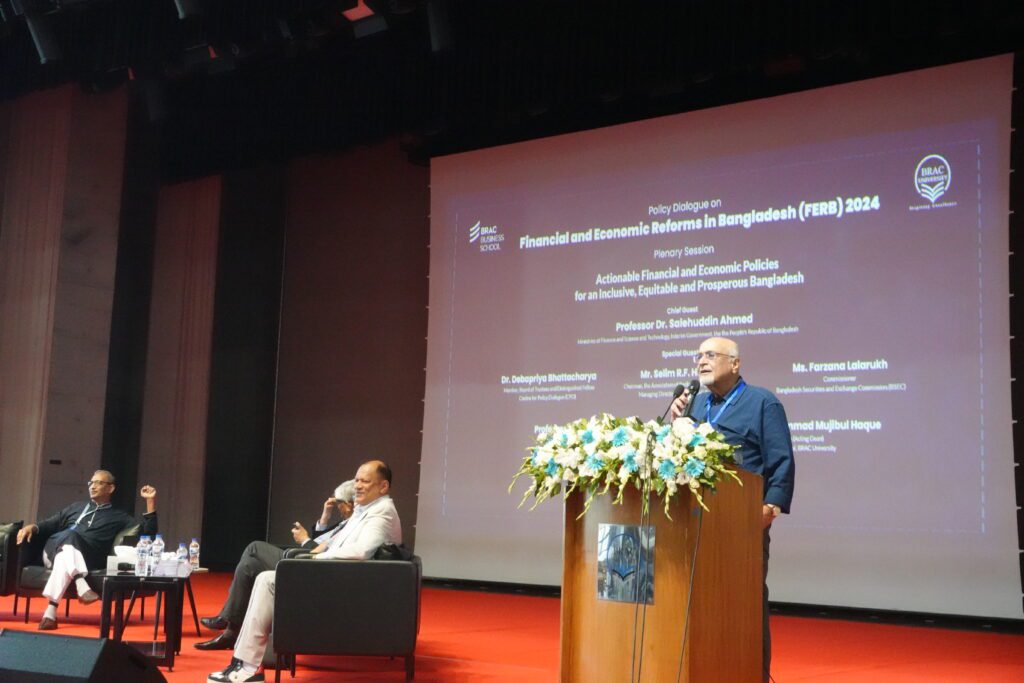 Dr.Bhattacharya at the plenary session.