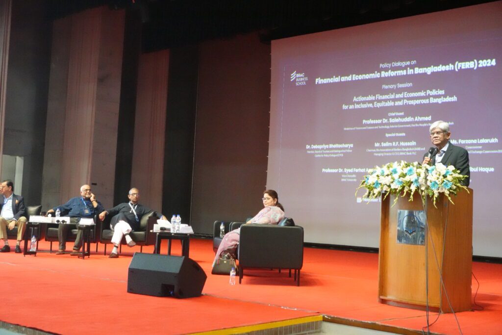 Chief Guest on his speech during the plenary session at Multipurpose Hall. Photo: Rishov Aditya